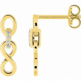 Boucles d'oreilles plaqué or + oz