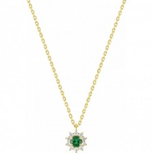 Collier plaqué or + oz