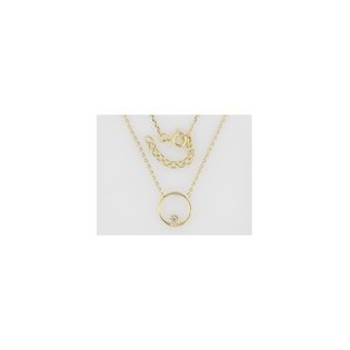 Collier plaqué or + oz