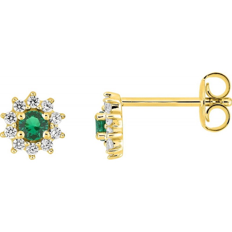 Boucles d'oreilles plaqué or + oz