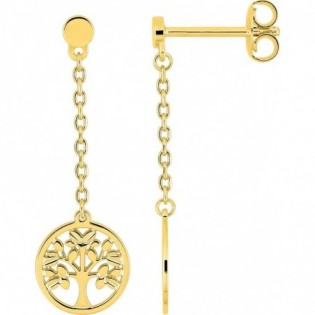 Boucles d'oreilles plaqué or