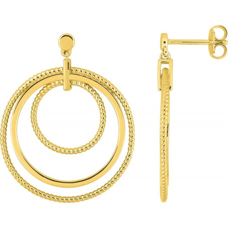 Boucles d'oreilles plaqué or