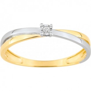 Bague or diamant