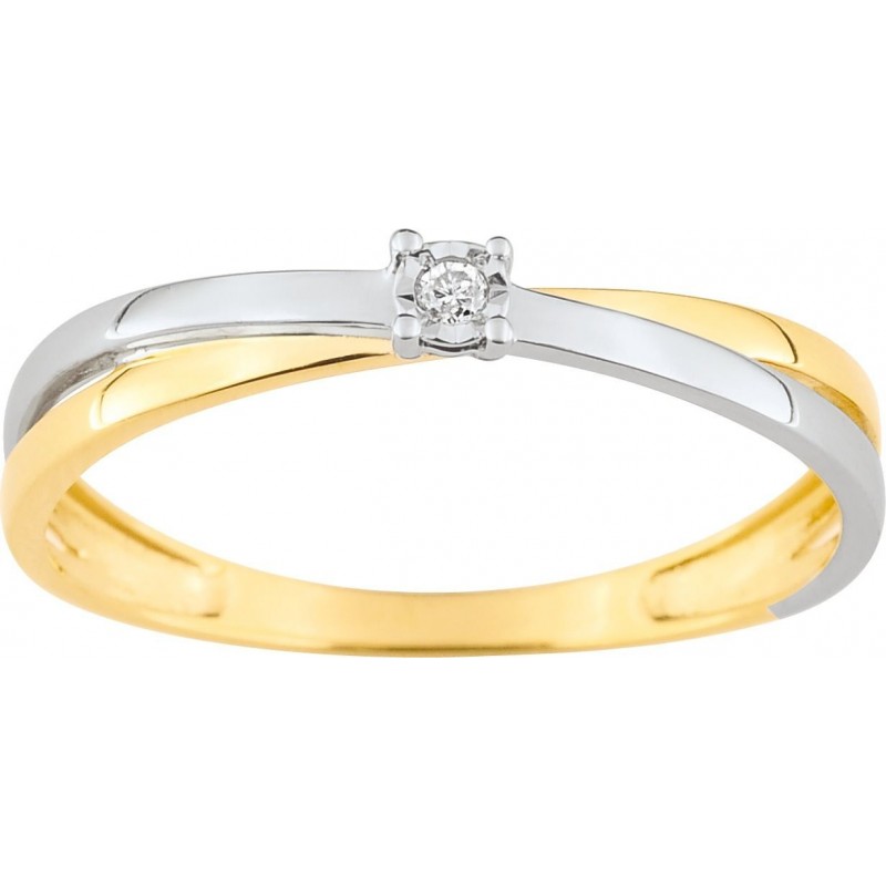Bague or diamant