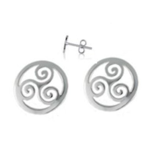 Boucles d'oreilles Triskel