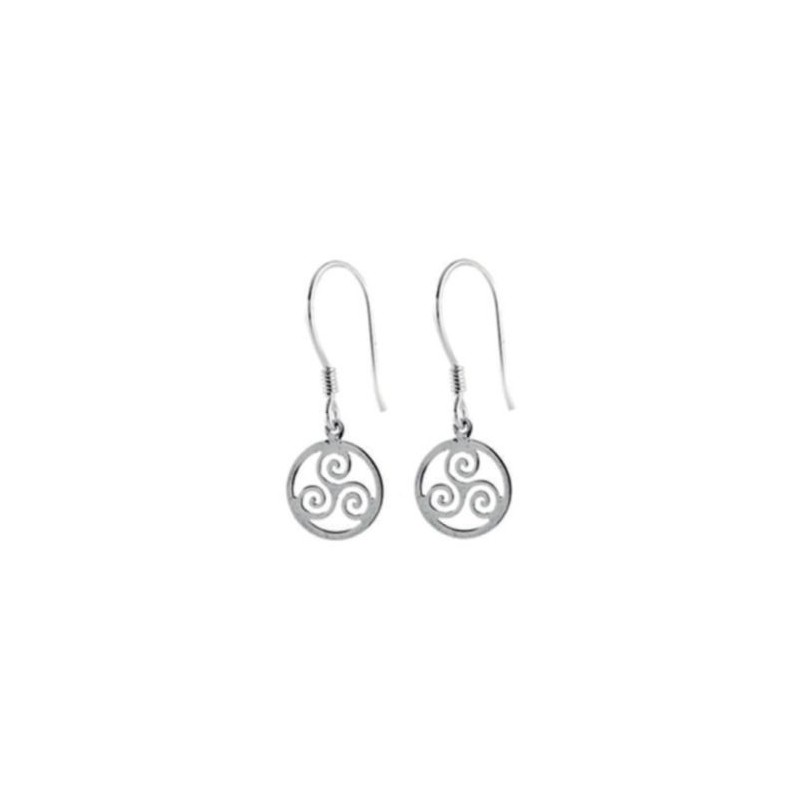 Boucles d'oreilles Triskel