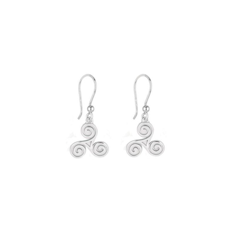 Boucles d'oreilles Triskel