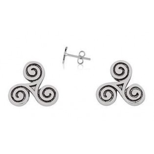 Boucles d'oreilles Triskel