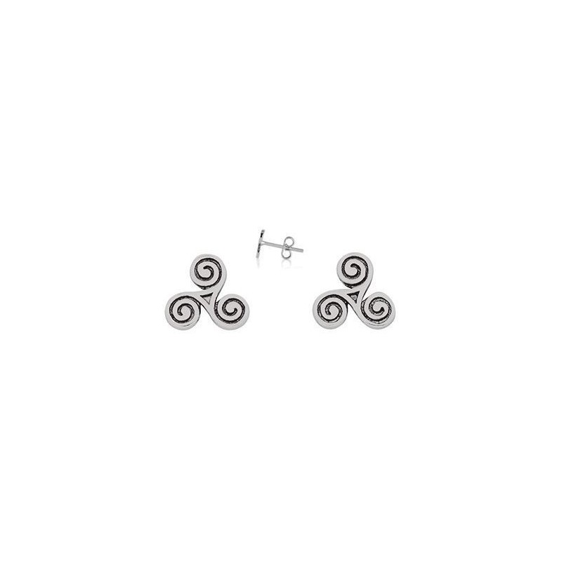 Boucles d'oreilles Triskel