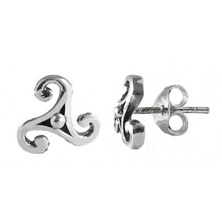 Boucles d'oreilles Triskel