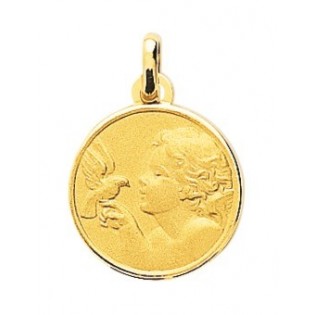 Médaille ange plaqué or