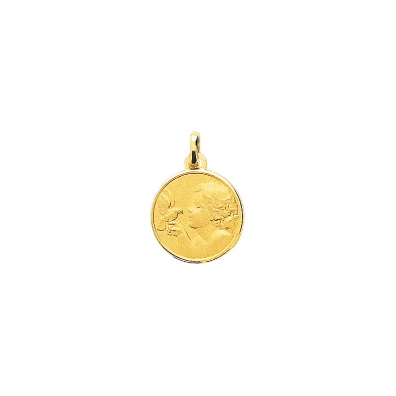 Médaille ange plaqué or