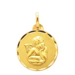 Médaille ange plaqué or