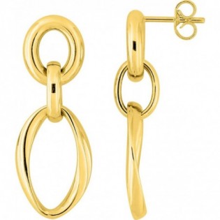 Boucles d'oreilles or