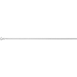 Chaine gourmette argent rhodié