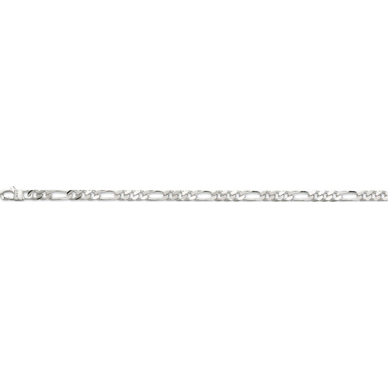 Chaine figaro 1+3 argent