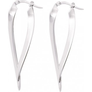 Créoles Argent rhodié
