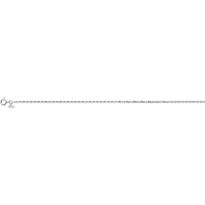 Chaine forçat argent rhodié 925