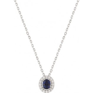 Collier argent + sas&oz