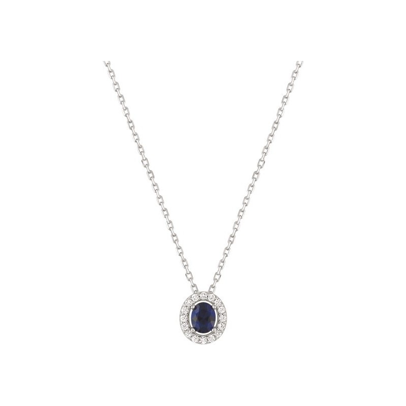Collier argent + sas&oz