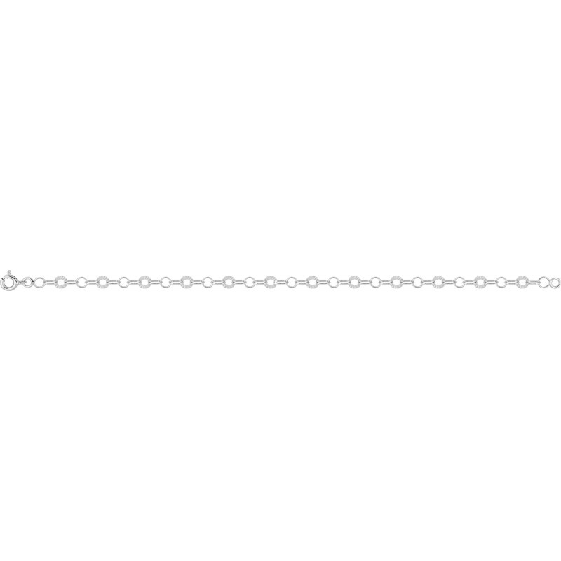 Bracelet argent rhodié