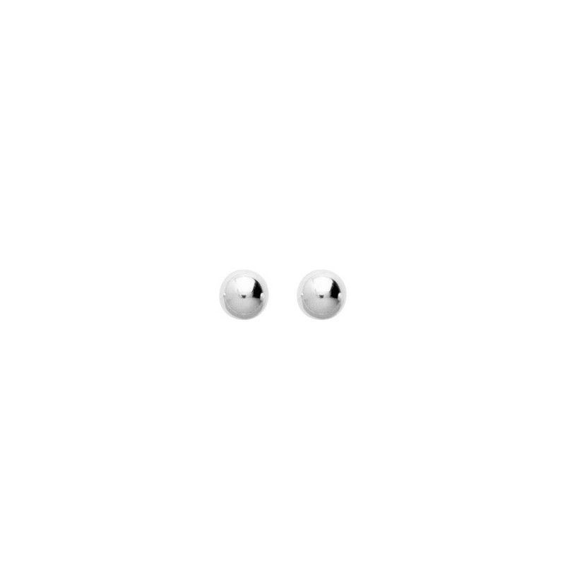 Boucles d'oreilles argent 6 mm