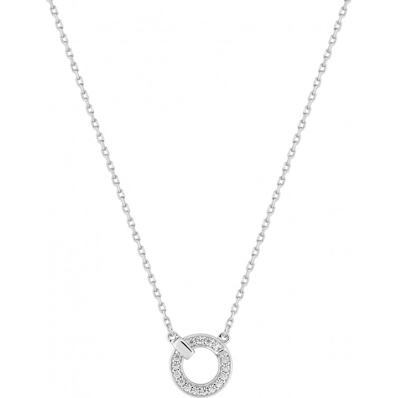 Collier argent + oz