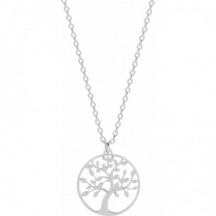 Collier argent rhodié