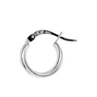 Créoles argent Ø 8mm