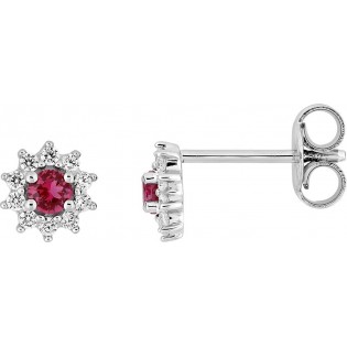 Boucles d'oreilles argent + oz