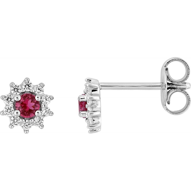 Boucles d'oreilles argent + oz