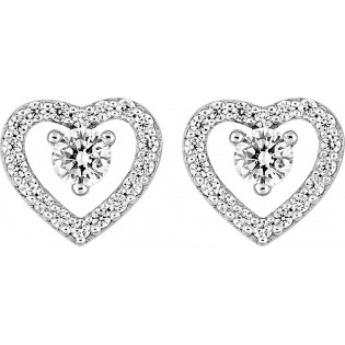Boucles d'oreilles argent + oz