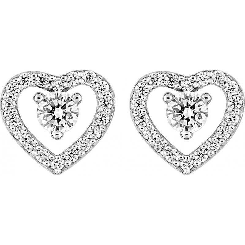 Boucles d'oreilles argent + oz