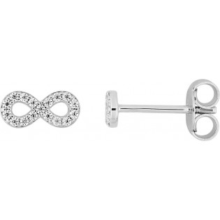 Boucles d'oreilles argent + oz