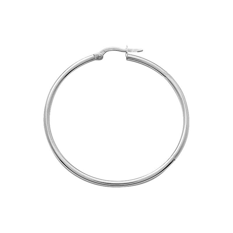 Créoles argent Ø40mm