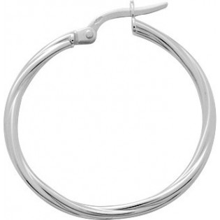Créoles argent Ø25mm