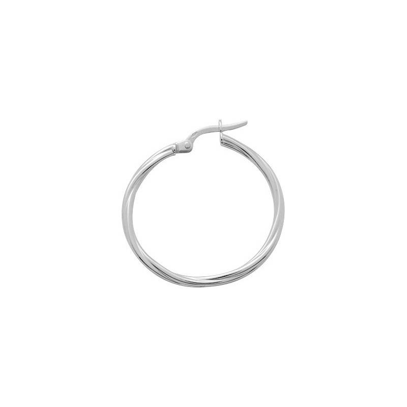 Créoles argent Ø25mm