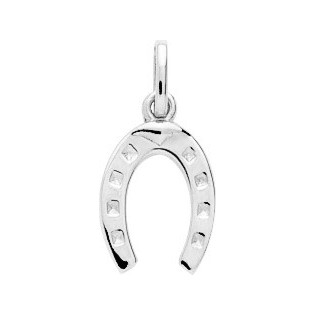 Pendentif argent rhodié