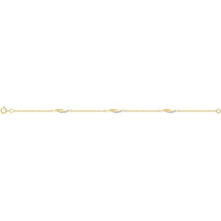 Bracelet plaqué or + oz