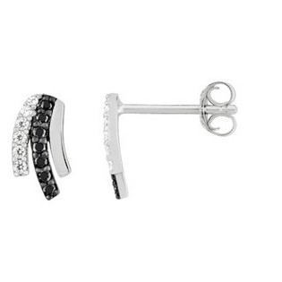 Boucles d'oreilles argent + oz