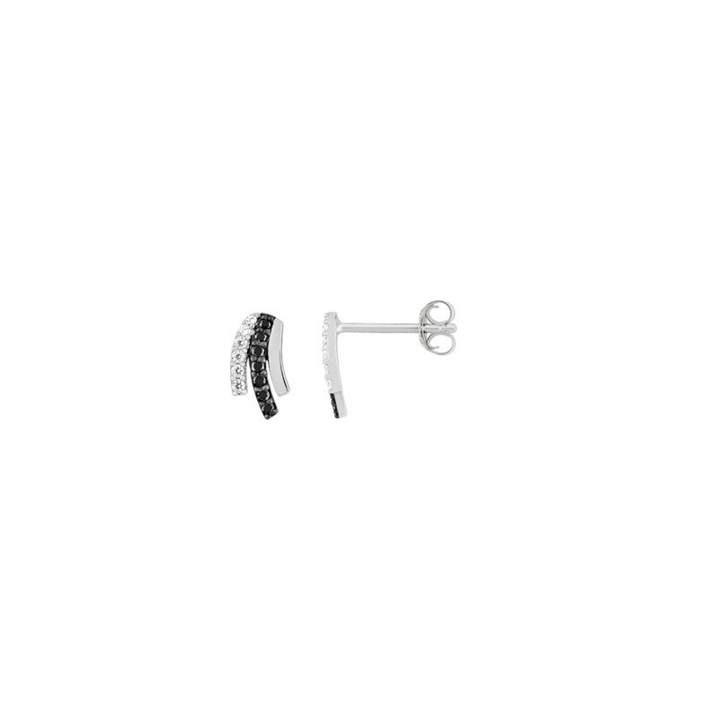 Boucles d'oreilles argent + oz