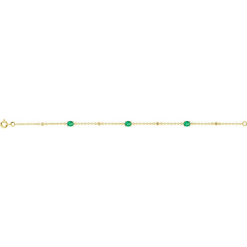 Bracelet plaqué or + oz