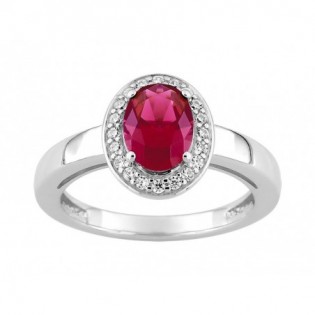 Bague argent + oz