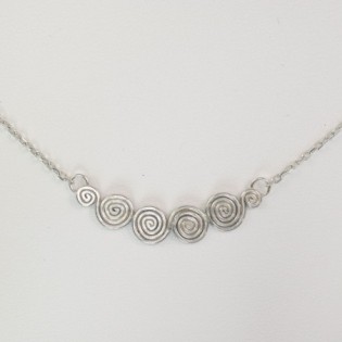 Collier argent Yennog