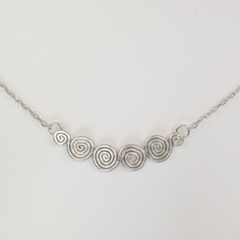 Collier argent Yennog