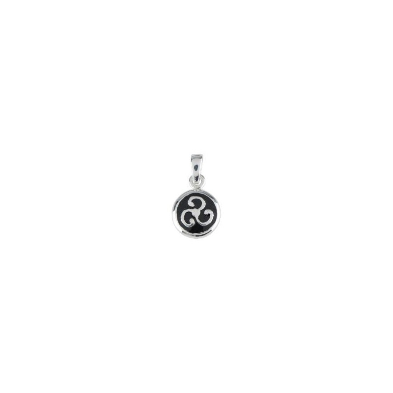 Pendentif Triskell dans un cercle en argent 925 - NEW 2022 main image 1
